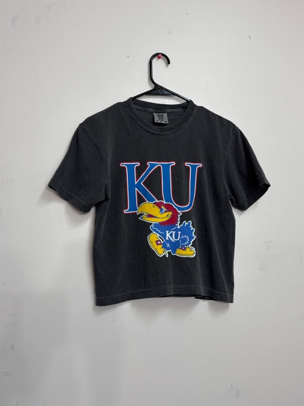 KU baby tee Kansas jayhawks  graphic tee university of Kansas baby college tee